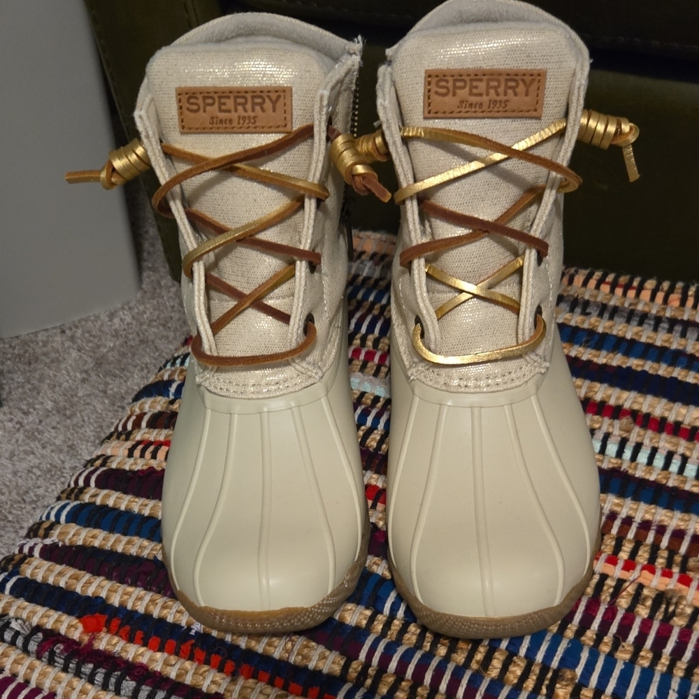 Sperry Saltwater™ Sparkle Duck Boot